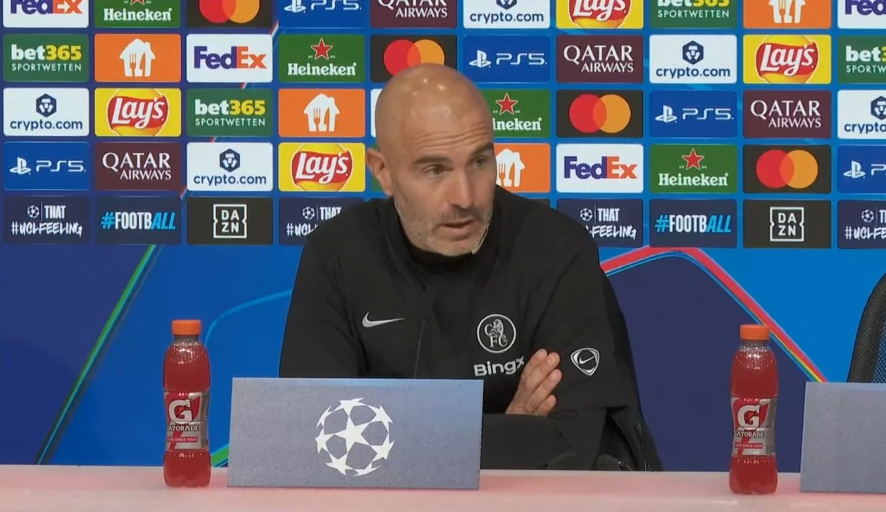 سرمربی چلسی - نشست خبری لیگ قهرمانان اروپا