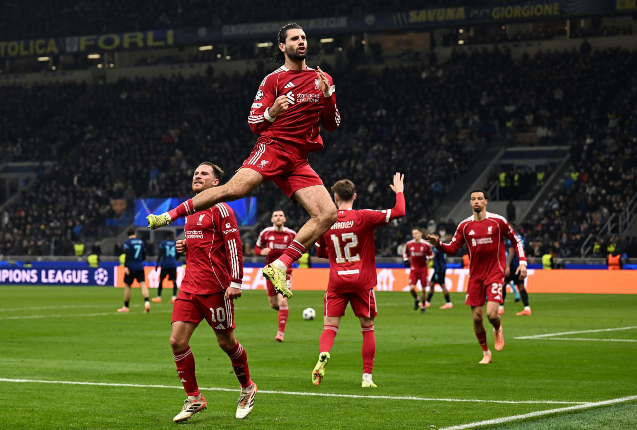 شادی گل دومینیک سوبوسلای مقابل اینتر