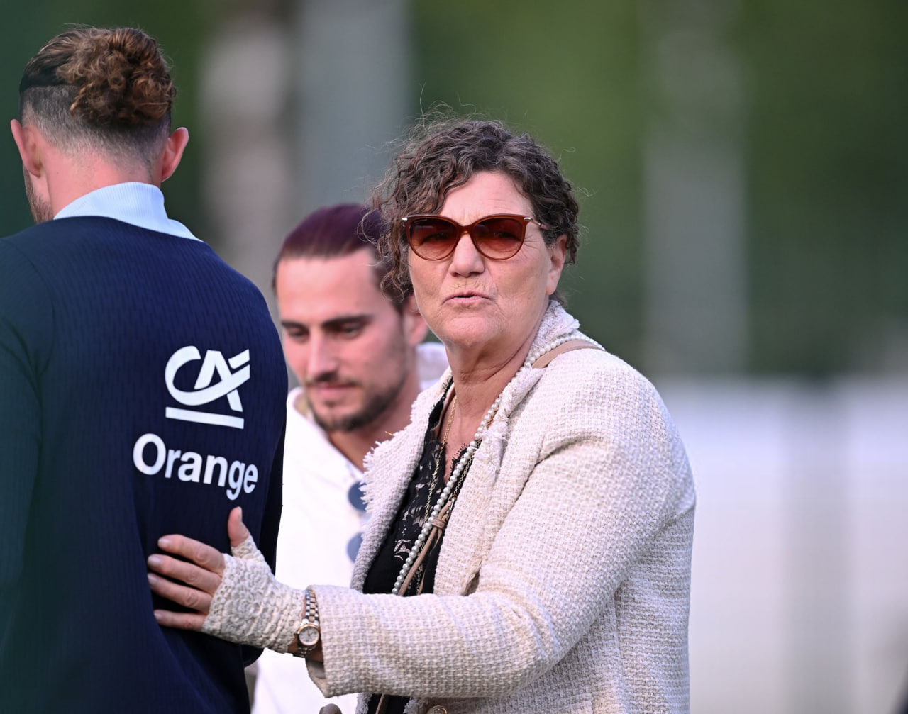 آدریان رابیو و ورونیک رابیو در اردوی تیم ملی فرانسه