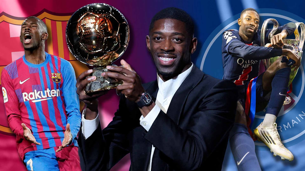 عثمان دمبله برنده توپ طلای 2025