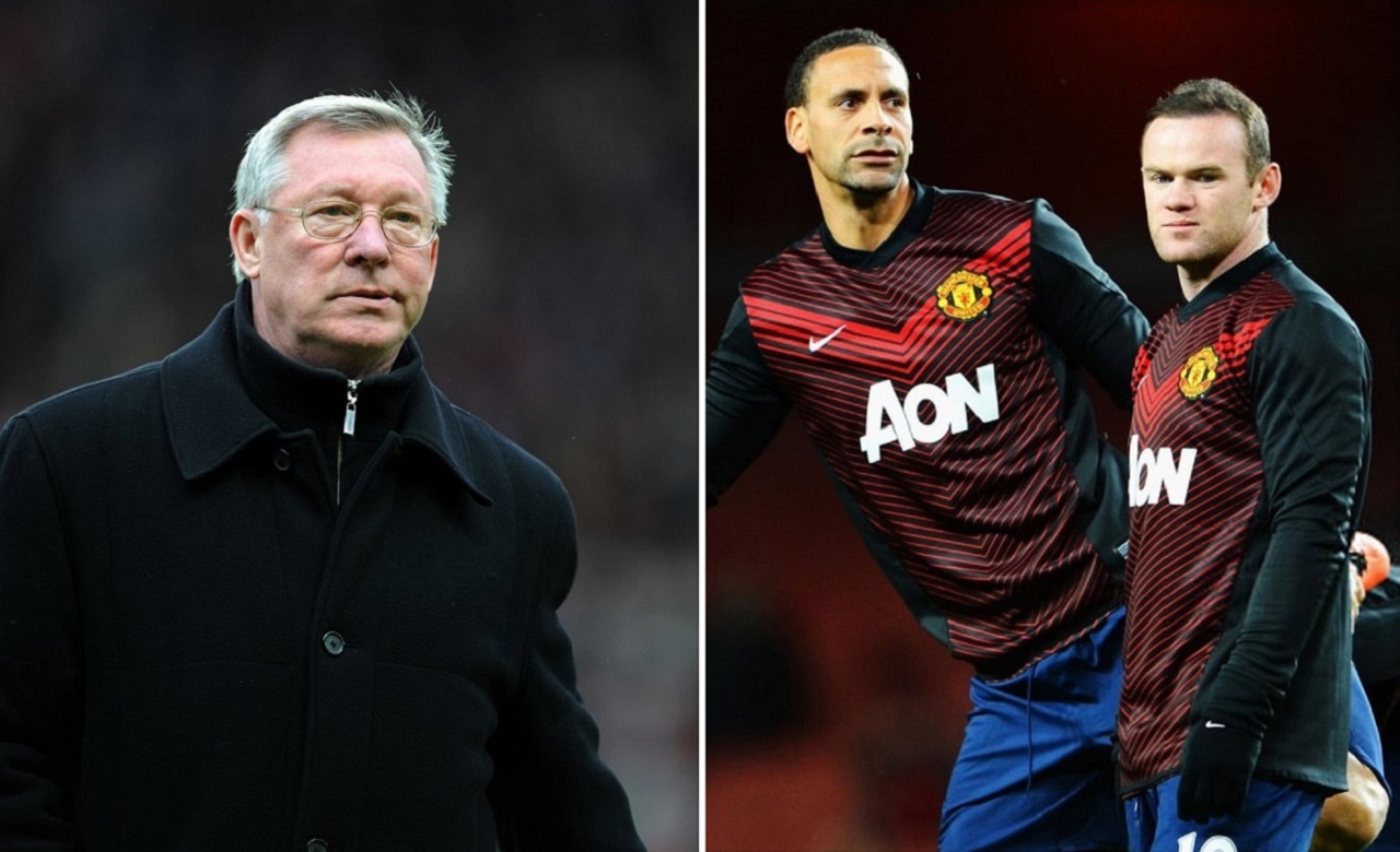 سر الکس فرگوسن - ریو فردیناند - وین رونی