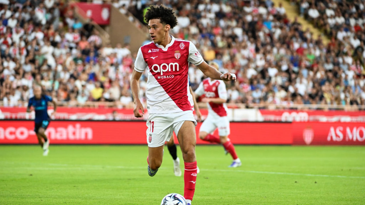 مگنس آکلیوش هافبک هجومی فرانسوی موناکو در بازی دوستانه مقابل اینتر