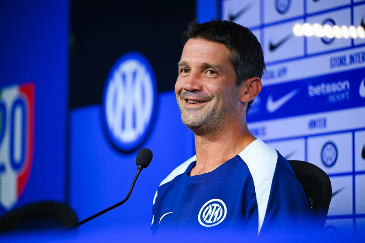 کریستین کیوو سرمربی اینتر در کنفرانس خبری قبل از دیدار با کرمونزه