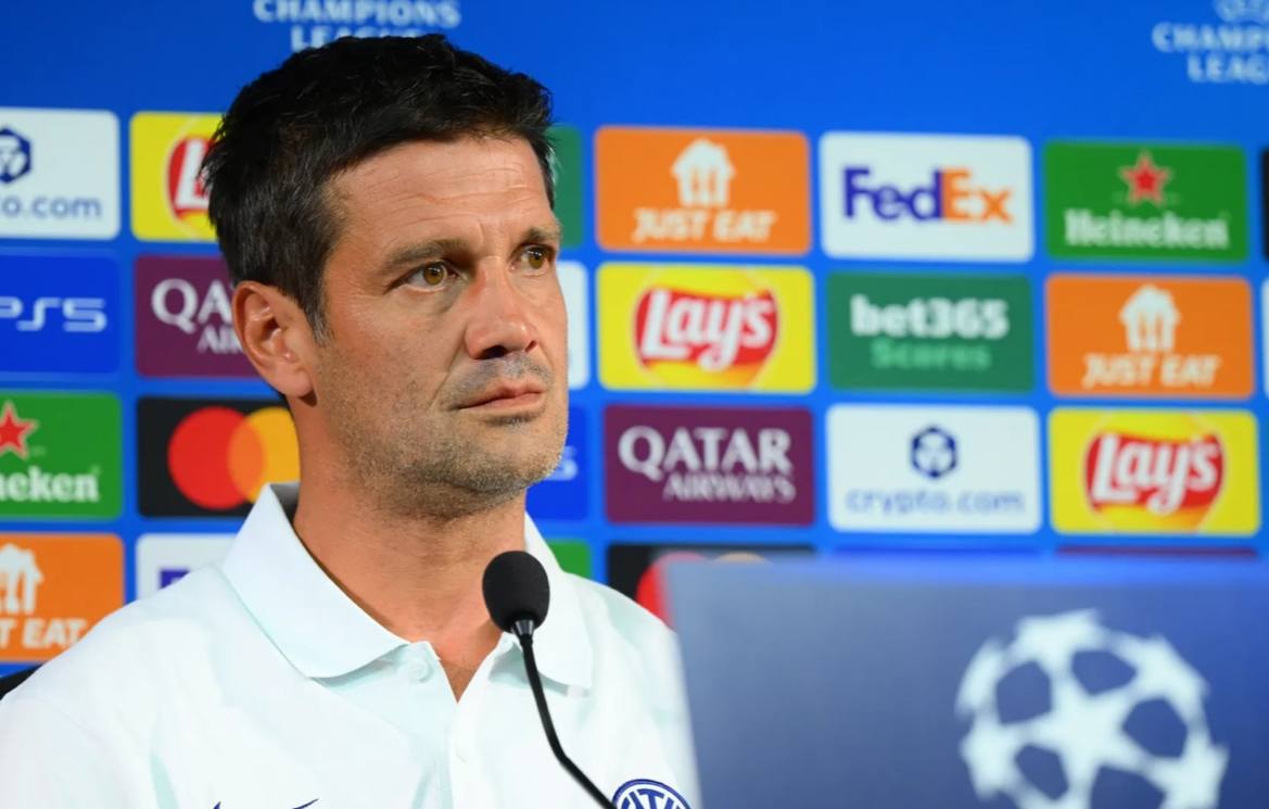 کریستین کیوو - سرمربی اینتر - نشست خبری لیگ قهرمانان اروپا