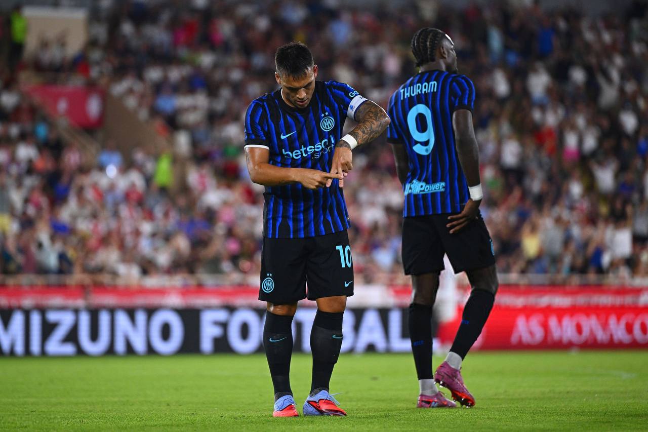 لائوتارو مارتینز - مارکوس تورام - موناکو - اینتر