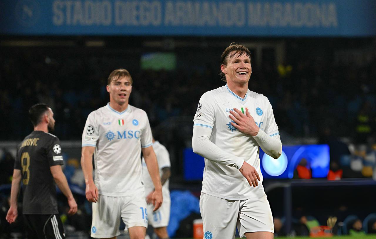 اسکات مک تومینای - ناپولی - قره باغ - لیگ قهرمانان اروپا