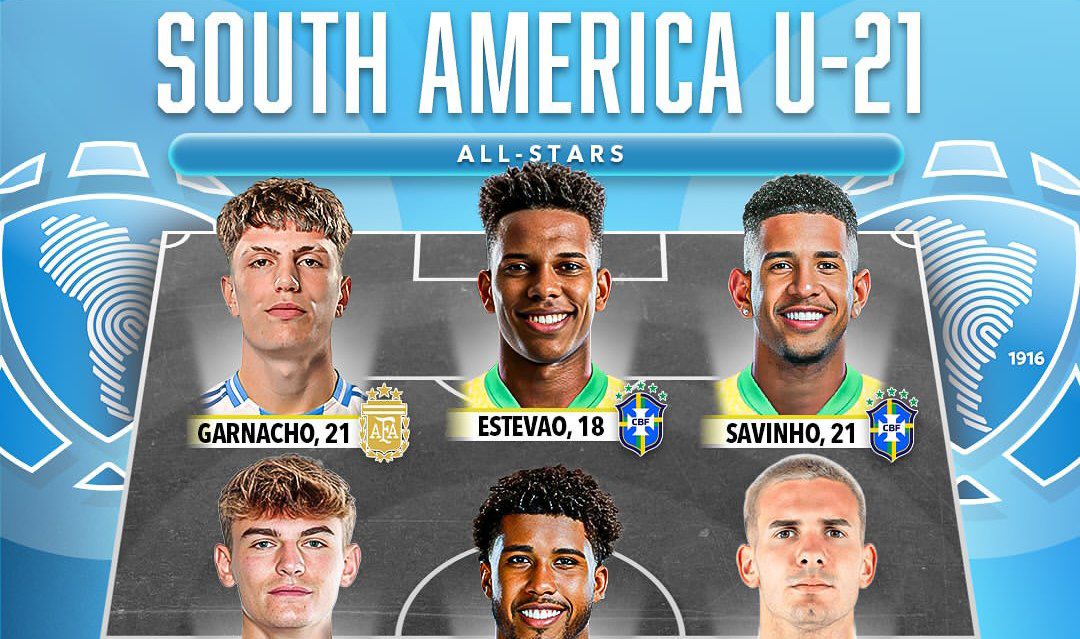 تیم منتخب زیر ۲۱ سال آمریکای جنوبی - مسینیو - نیکو پاز - فرانکو ماستانتونو - الخاندرو گارناچو