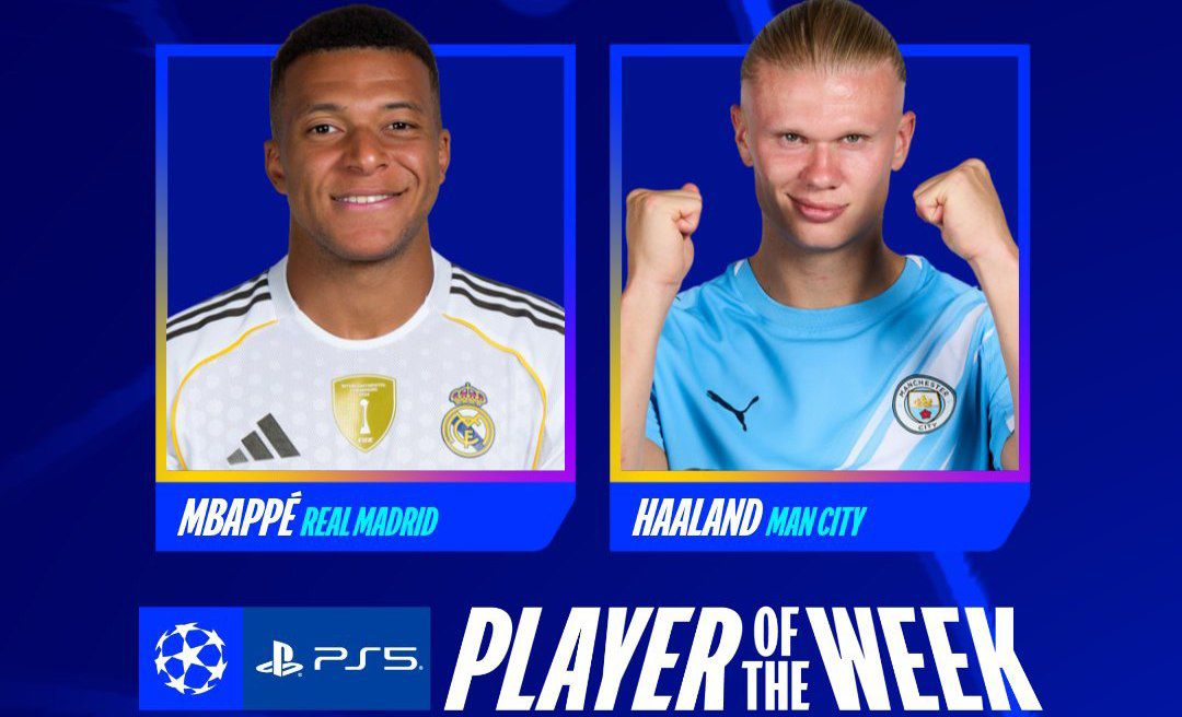 نامزدهای بهترین بازیکن هفته دوم لیگ قهرمانان اروپا - ارلینگ هالند - کیلیان امباپه