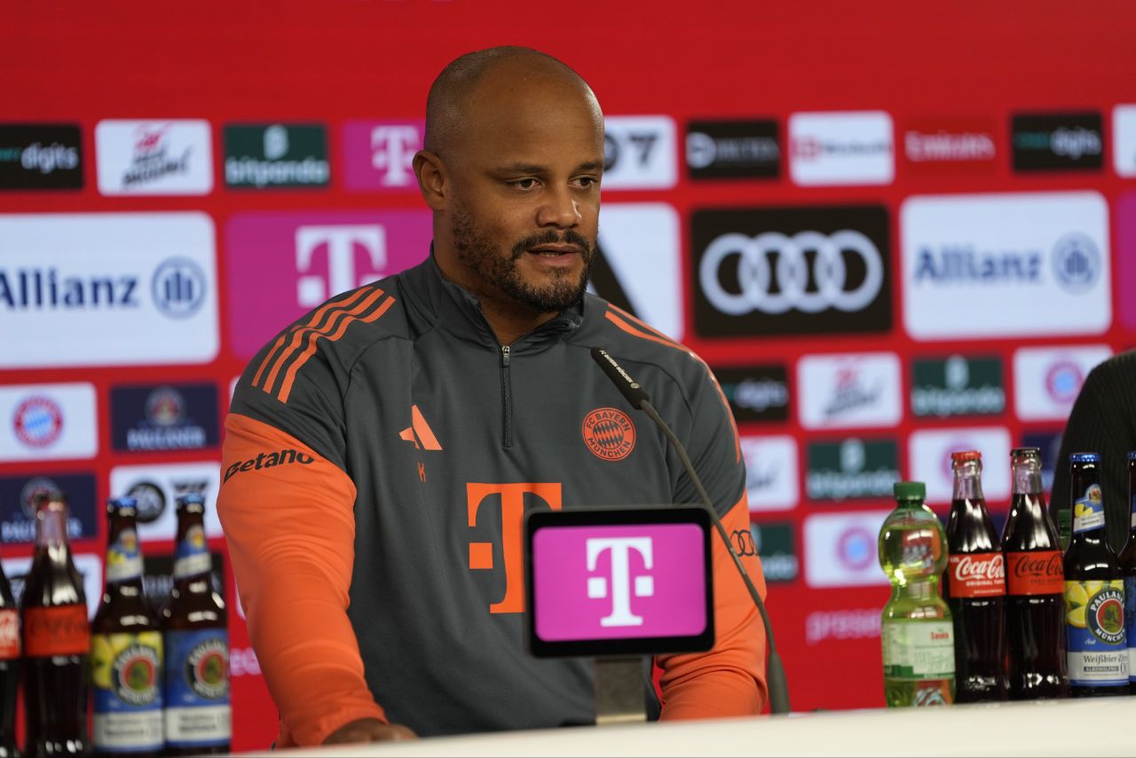 ونسان کمپانی - سرمربی بلژیکی بایرن مونیخ - نشست خبری بوندسلیگا