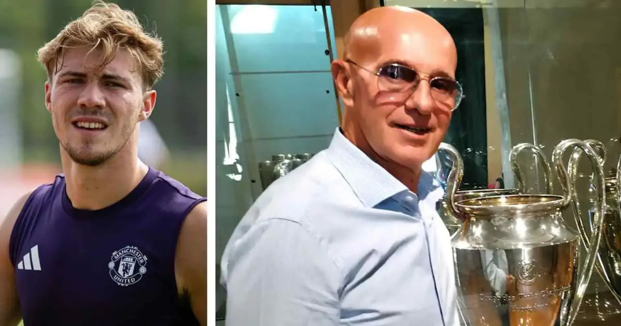 آریگو ساکی - سرمربی سابق میلان - راسموس هویلون - مهاجم منچستریونایتد