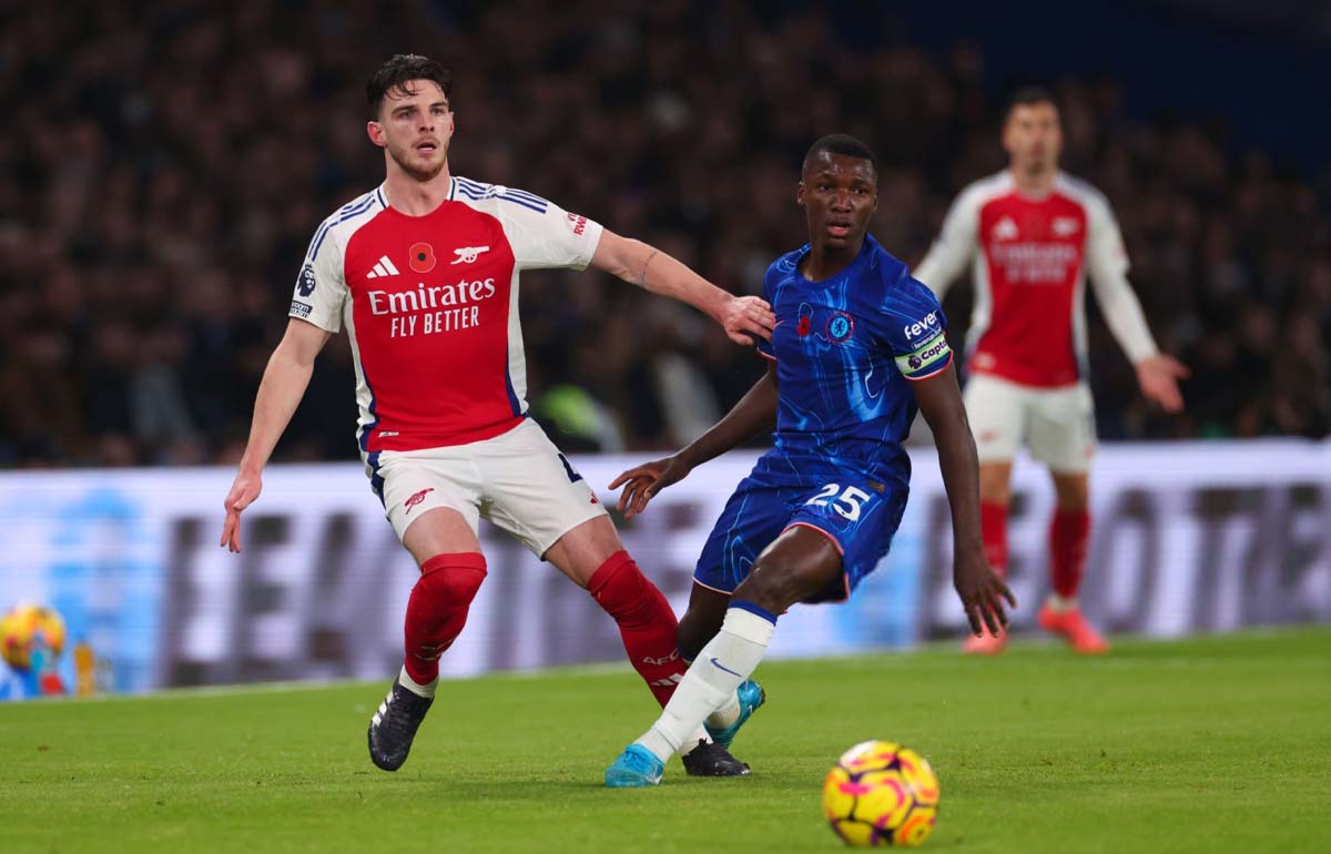 دکلان رایس - مویسس کایسدو - جدال چلسی و آرسنال 