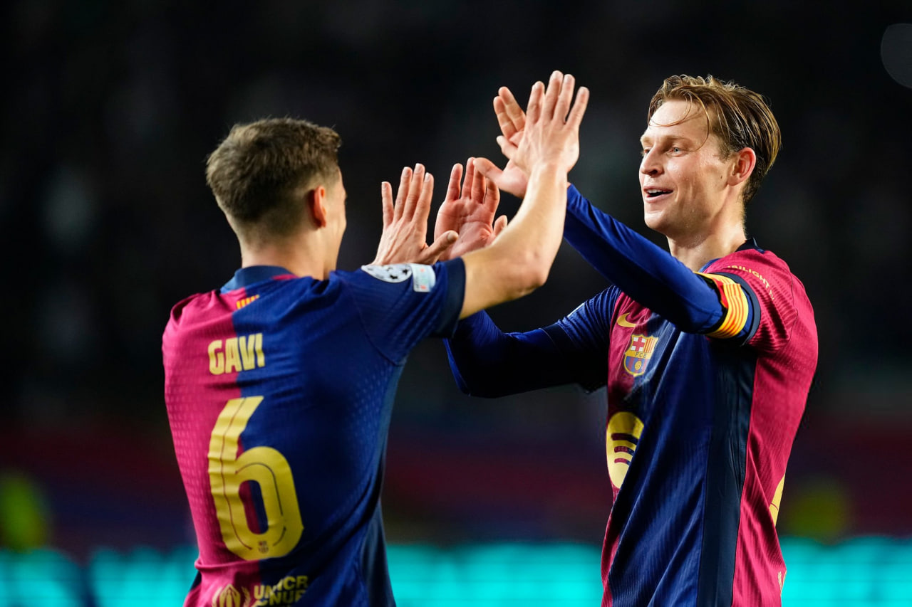 گاوی - فرنکی دی یونگ - هافبک های بارسلونا 