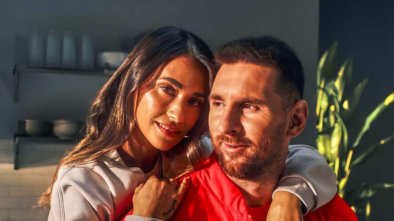 لیونل مسی و همسرش آنتونلا 