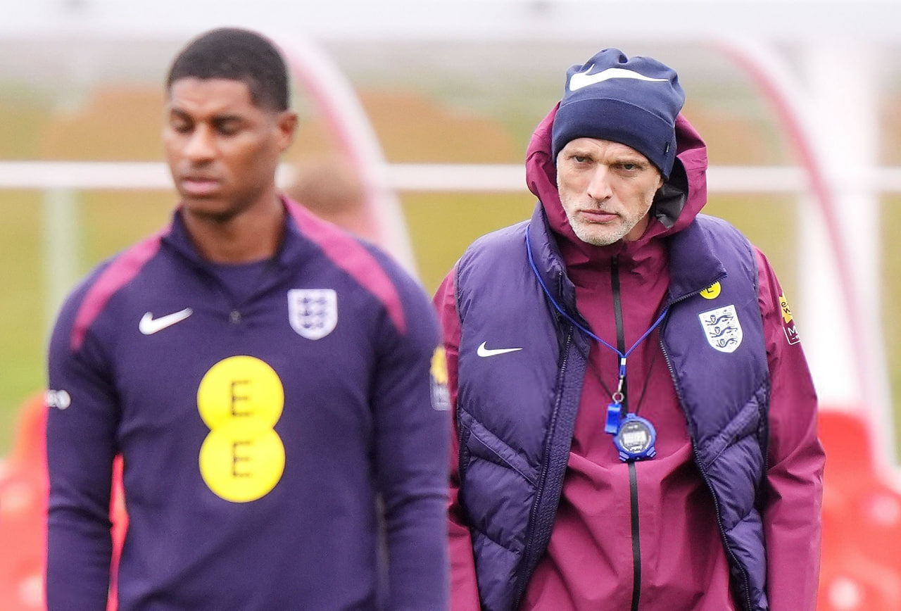 توماس توخل، سرمربی تیم ملی انگلیس - مارکوس رشفورد - اردوی تیم ملی انگلیس