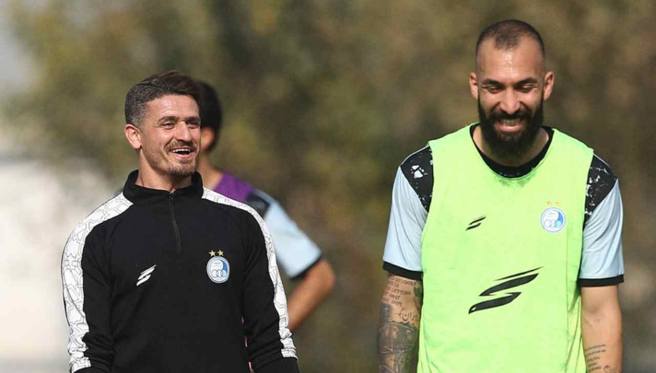 روزبه چشمی- وریا غفوری- تمرین استقلال