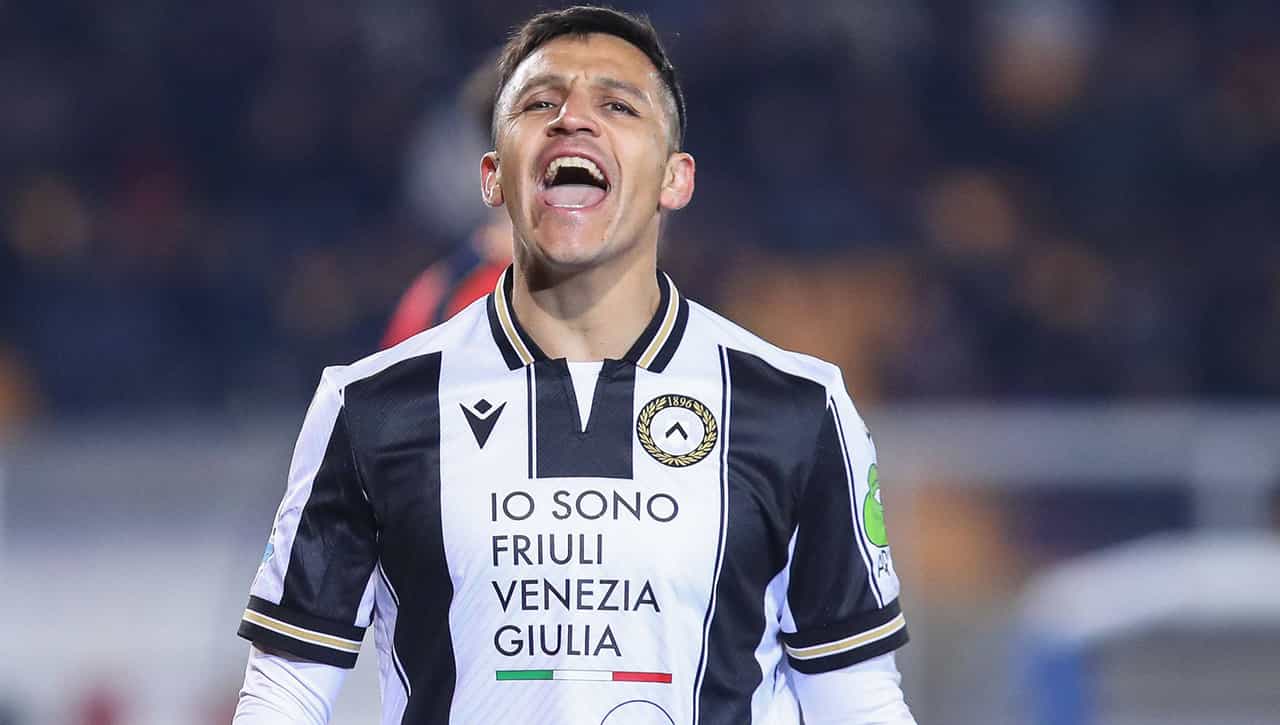 الکسیس سانچز - مهاجم شیلیایی اودینزه - سری آ ایتالیا