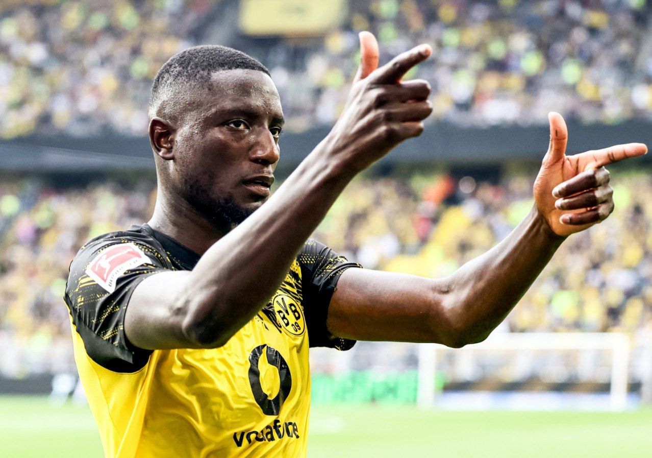 سرو گیراسی پس از گلزنی مقابل اونیون برلین - مهاجم دورتموند - بوندسلیگای آلمان