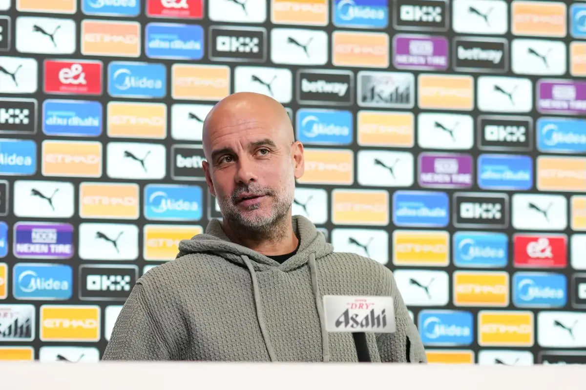 پپ گواردیولا در نشست خبری پیش از تقابل با ساندرلند در لیگ برتر انگلیس - سرمربی اسپانیایی منچسترسیتی