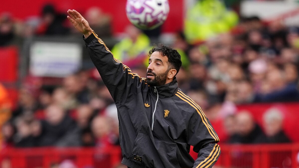 روبن آموریم - سرمربی پرتغالی منچستریونایتد - لیگ برتر انگلیس