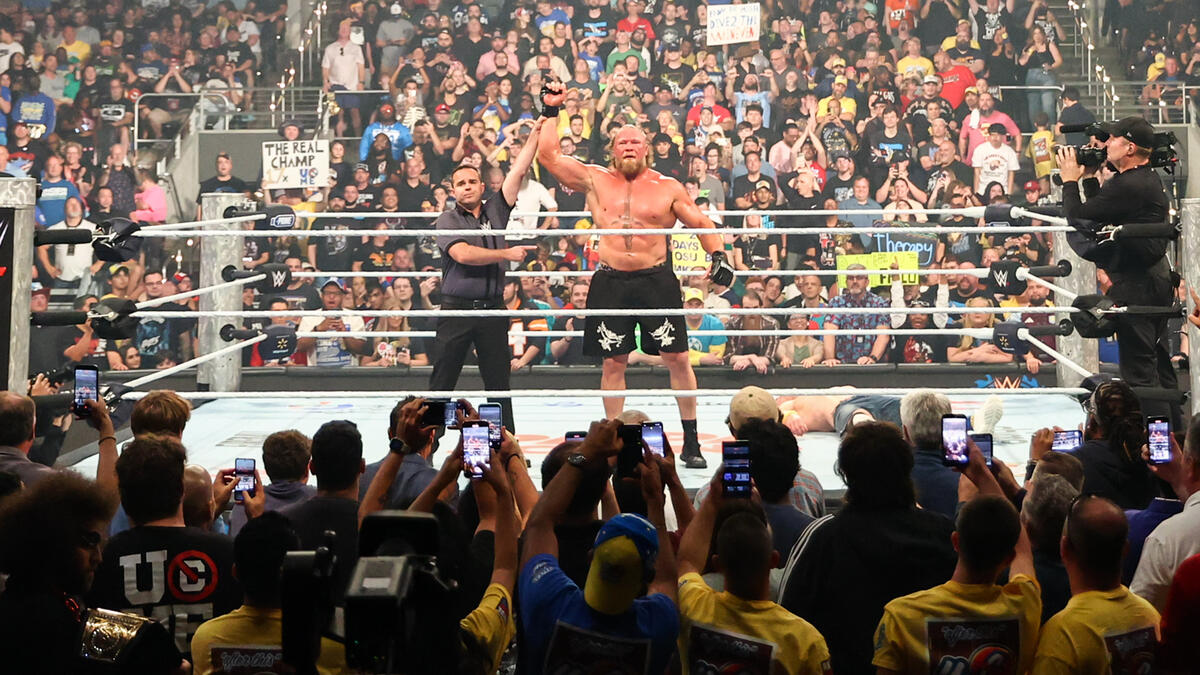 جان سینا و براک لزنر؛ ستارگان کشتی کج و WWE 