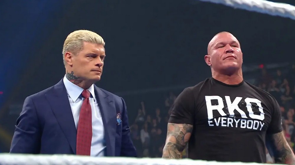 کودی رودز و رندی اورتون، ستارگان دنیای کشتی کج و wwe در شوی اسمکداون