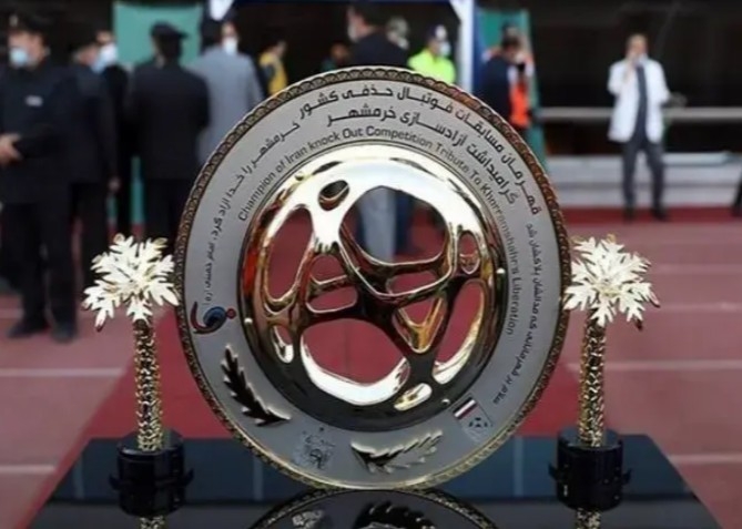 عکس از کاپ قهرمانی جام حذفی ایران