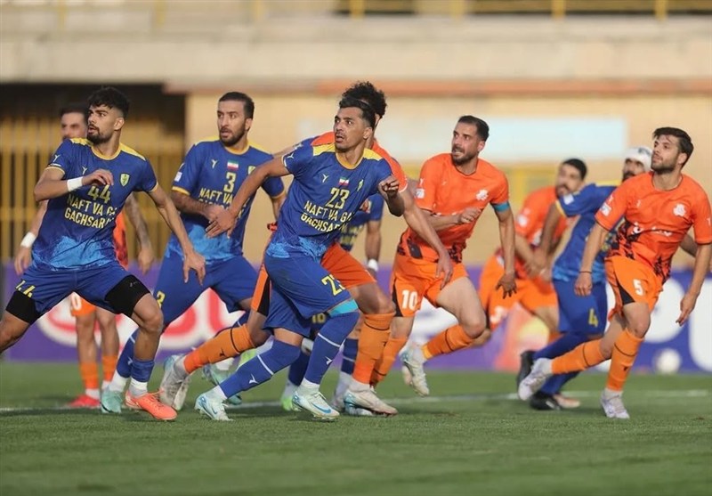 عکس از بازی لیگ دسته یک فوتبال ایران
