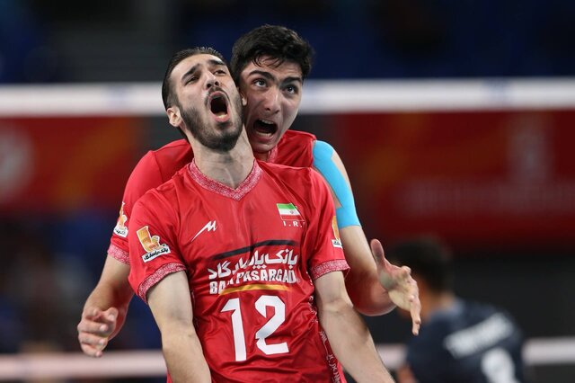 عکس از تیم ملی والیبال جوانان ایران در مسابقات قهرمانی جهان