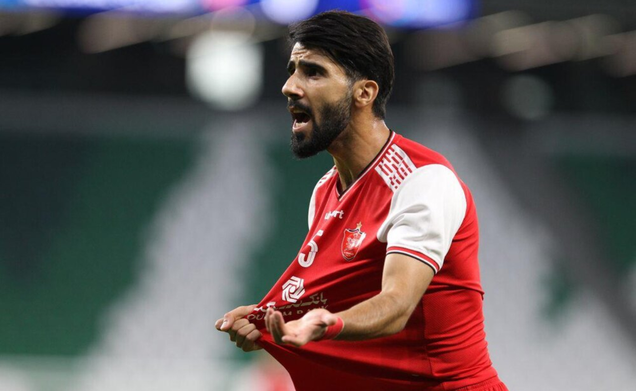 عکس از بشار رسن وینگر عراقی سابق پرسپولیس 