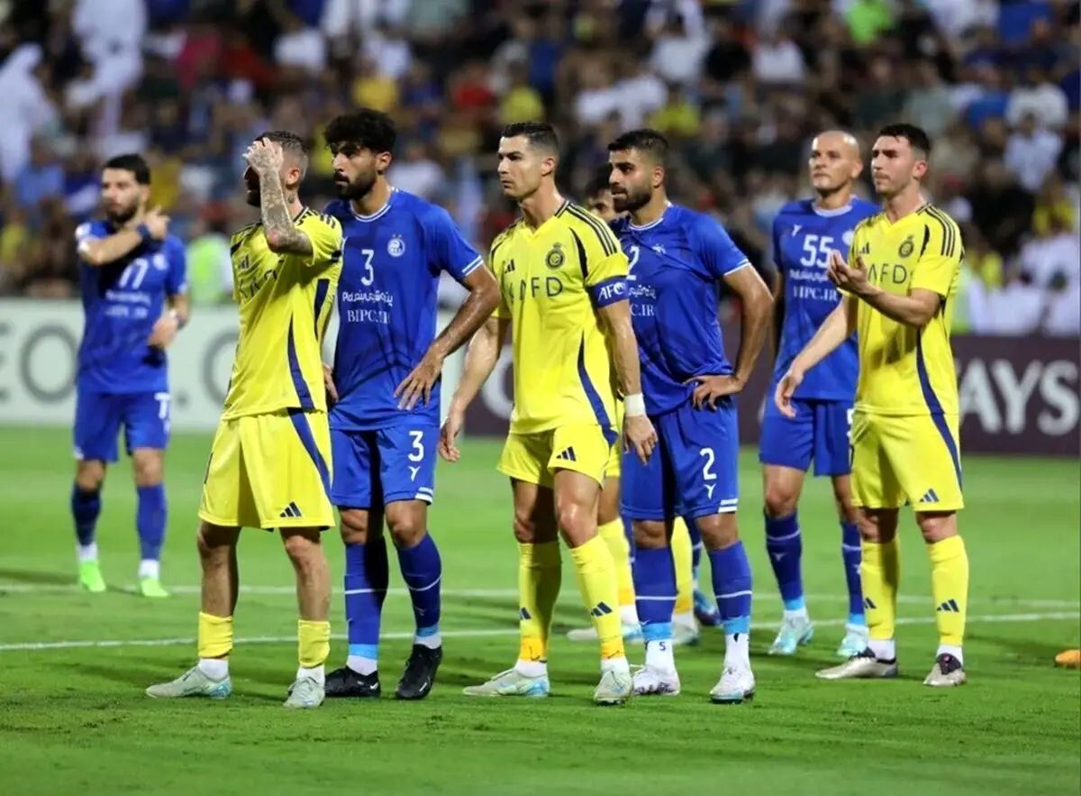 عکس از تقابل النصر و استقلال در لیگ نخبگان آسیا ۲۰۲۴