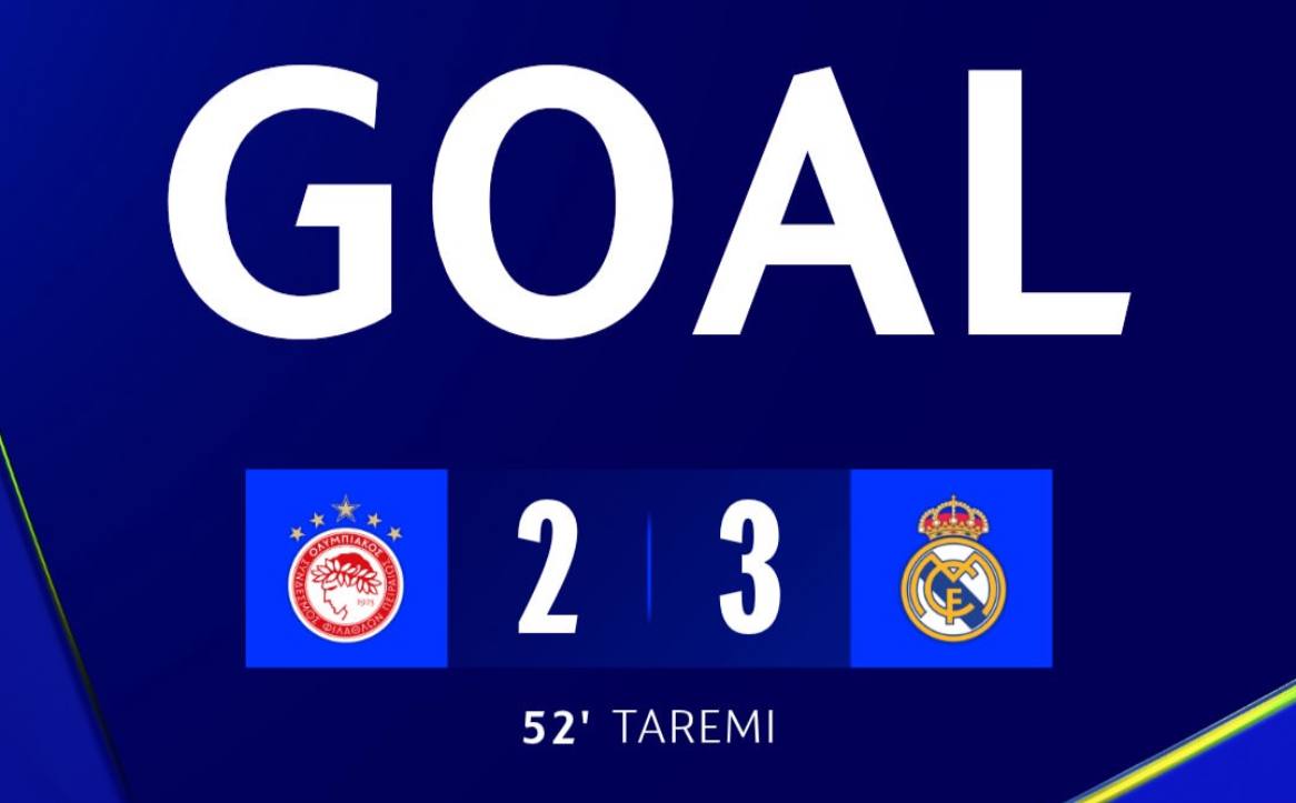 عکس از نتیجه المپیاکوس مقابل رئال مادرید