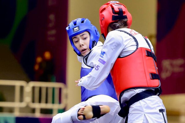 عکس از هستی محمدی تکواندوکار ایرانی