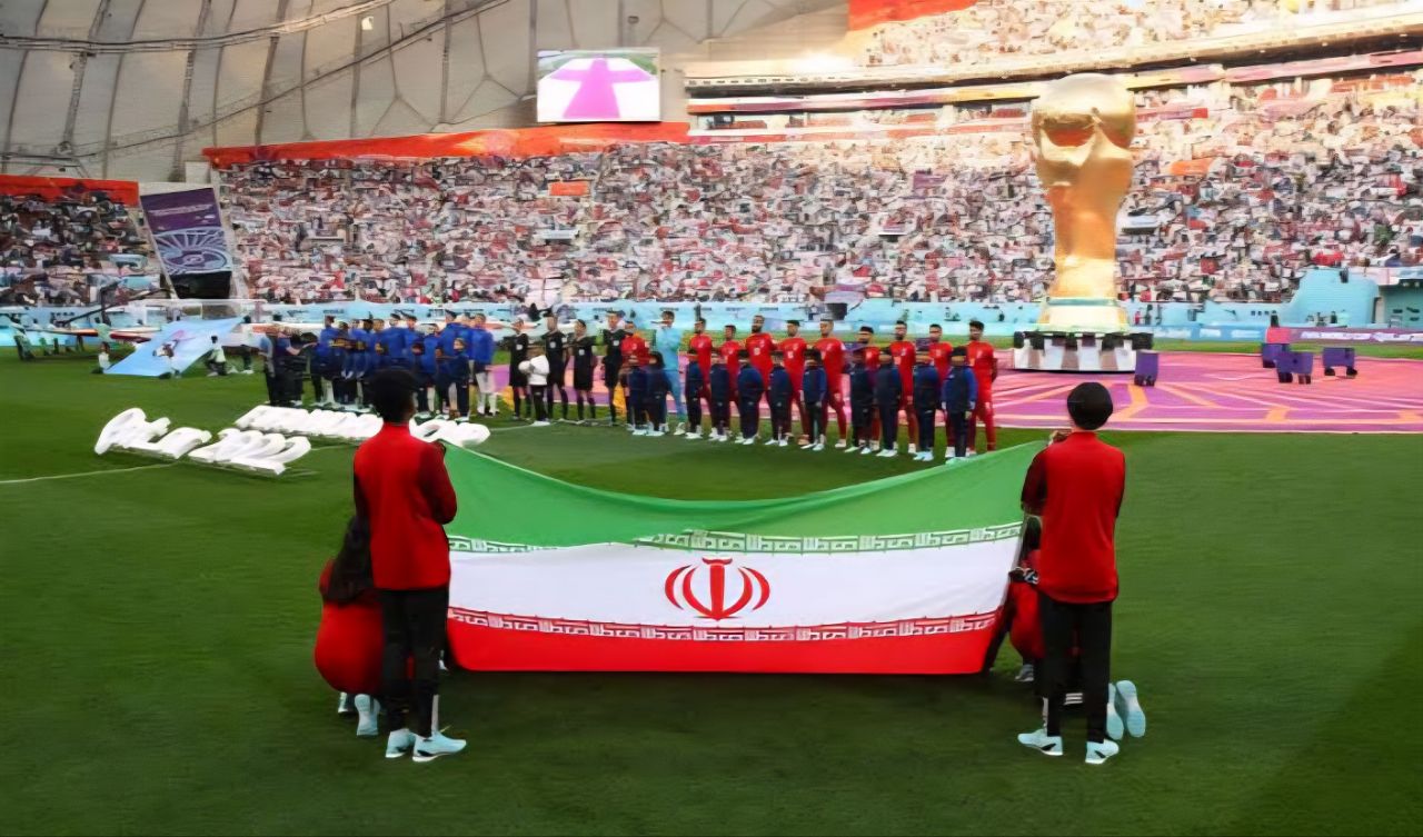عکس از بازی تیم ملی ایران در جام جهانی ۲۰۲۲