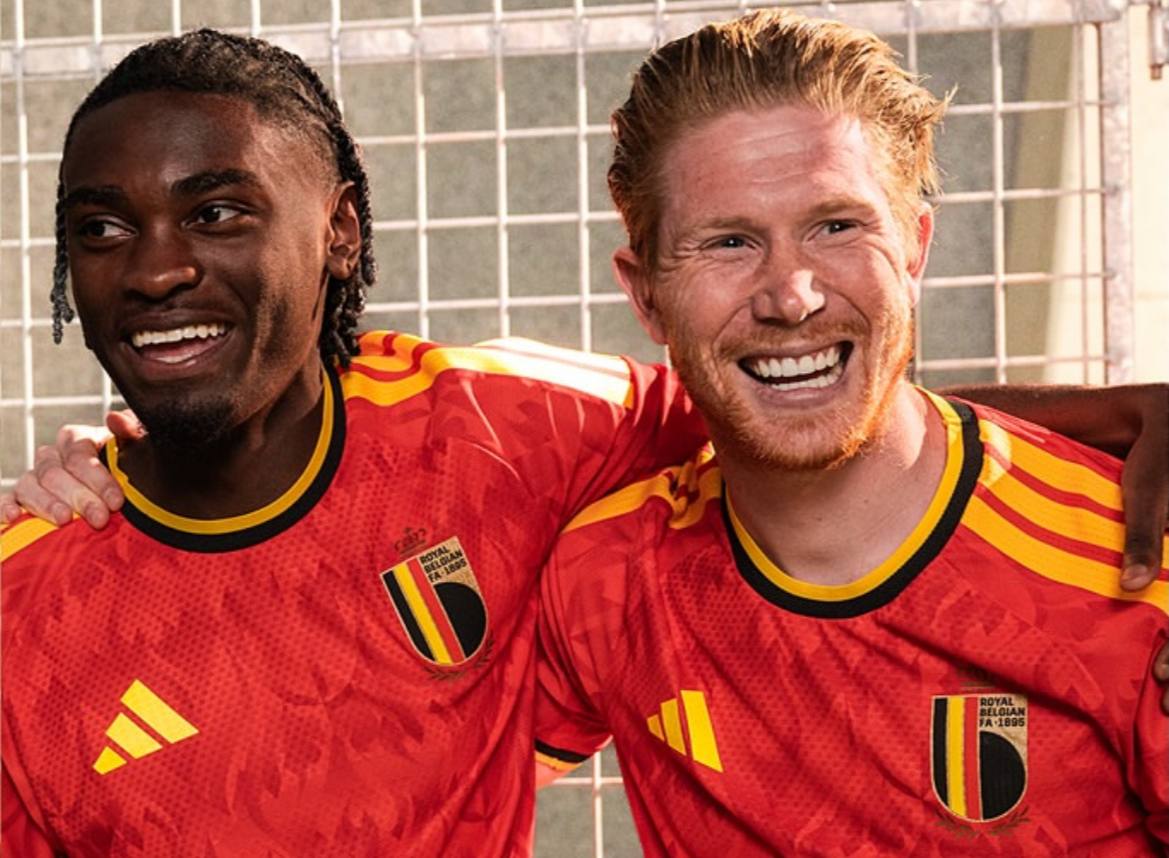 عکس از کوین دی بروین در لباس جدید بلژیک