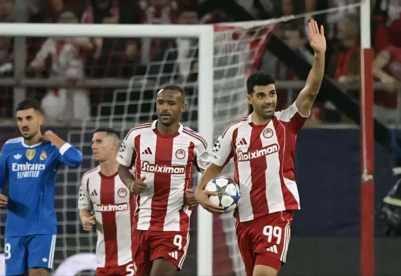 عکس از مهدی طارمی پس از گل به رئال مادرید در لیگ قهرمانان اروپا