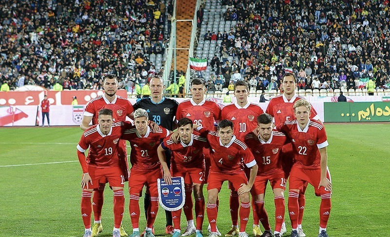 عکس از بازیکنان تیم ملی روسیه