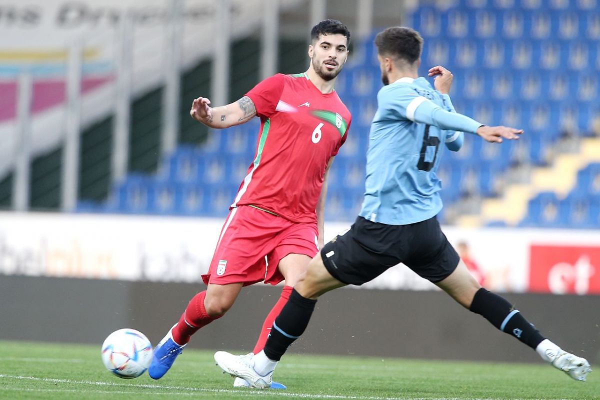 عکس از بازی دوستانه ایران و اروگوئه در سال ۲۰۲۲