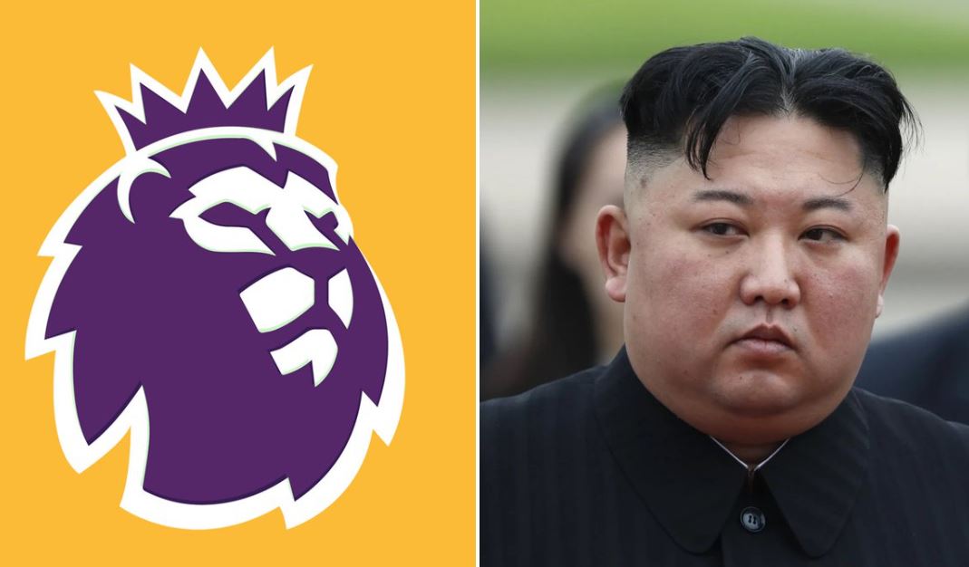 کیم جونگ اون رهبر کره شمالی - لوگوی لیگ برتر انگلیس