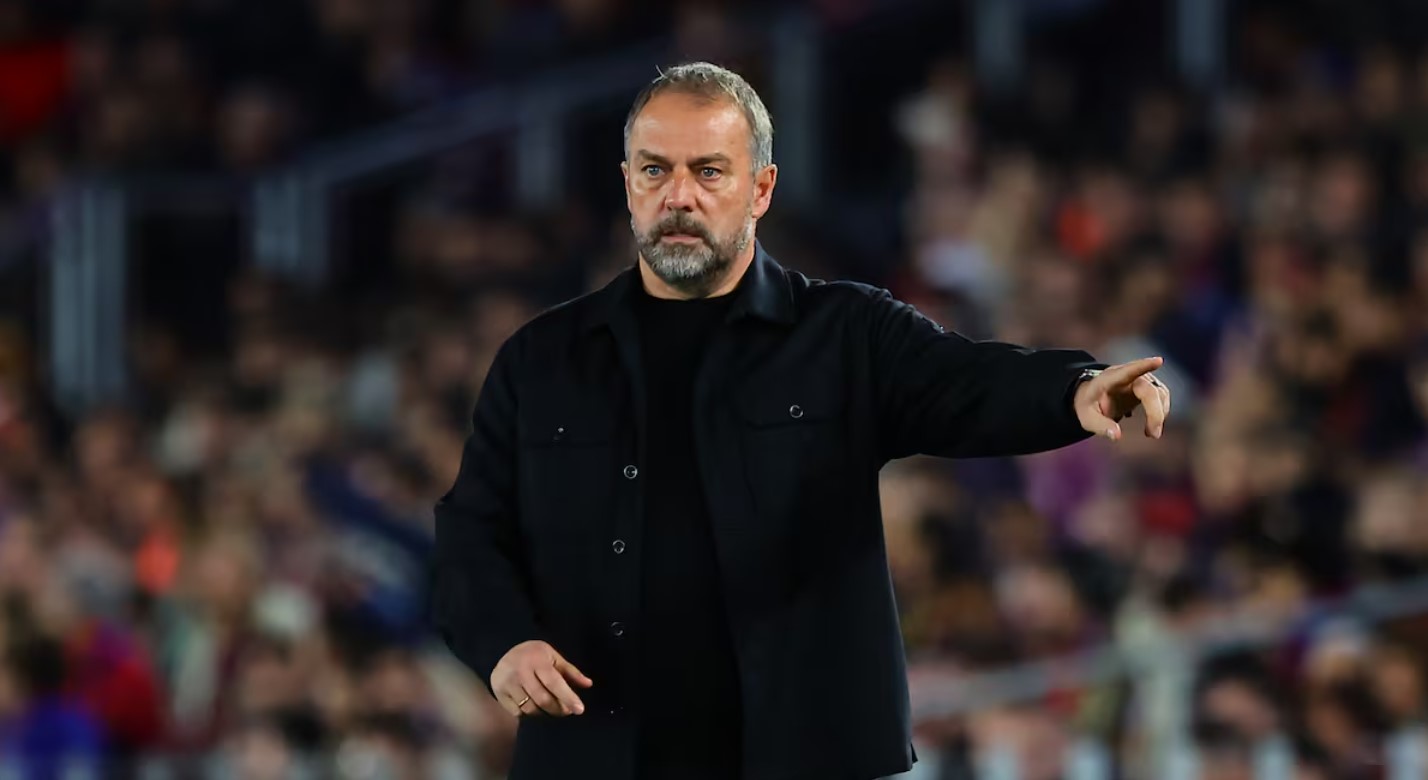 هانسی فلیک در بازی بارسلونا و اوساسونا