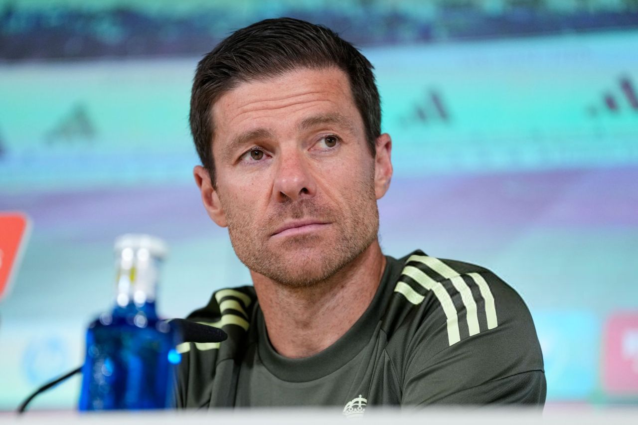 ژابی آلونسو در کنفرانس خبری بازی رئال مادرید و اسپانیول 