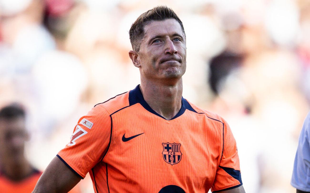 روبرت لواندوفسکی در پیراهن بارسلونا