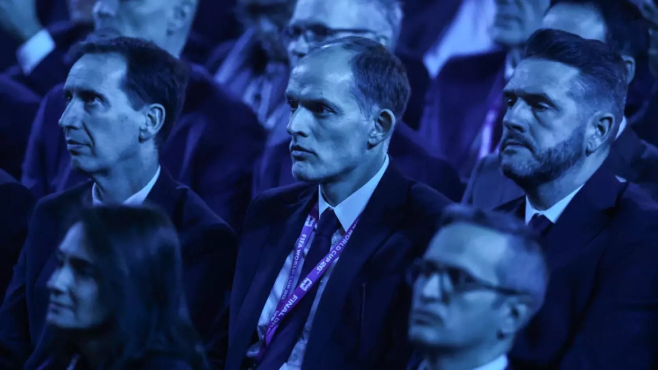 توماس توخل در مراسم قرعه کشی جام جهانی 2026 در آمریکا