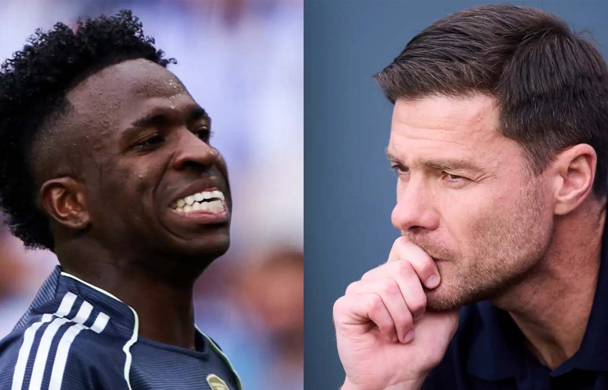 ژابی آلونسو، سرمربی رئال مادرید - وینیسیوس جونیور، بازیکن رئال مادرید 