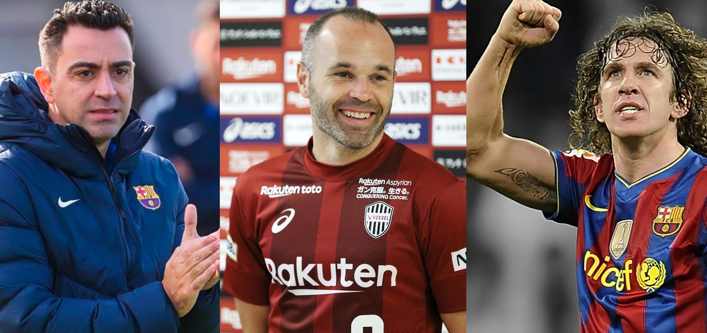 اسطوره های بارسلونا - ژاوی - اینیستا - پویول