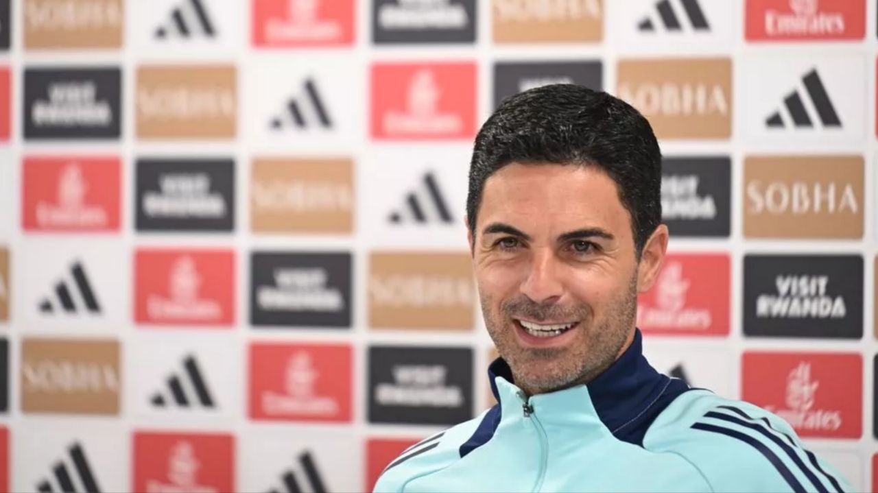 میکل آرتتا، سرمربی آرسنال در کنفرانس مطبوعاتی 