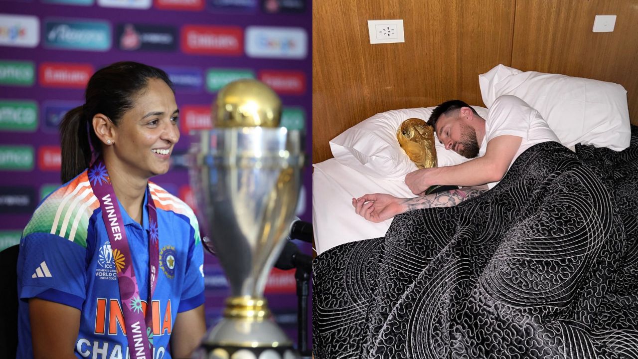 خوابیدن لیونل مسی در کنار کاپ جام جهانی ۲۰۲۶