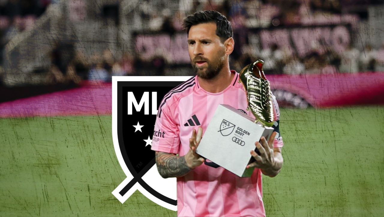 دریافت کفش طلای MLS توسط لیونل مسی