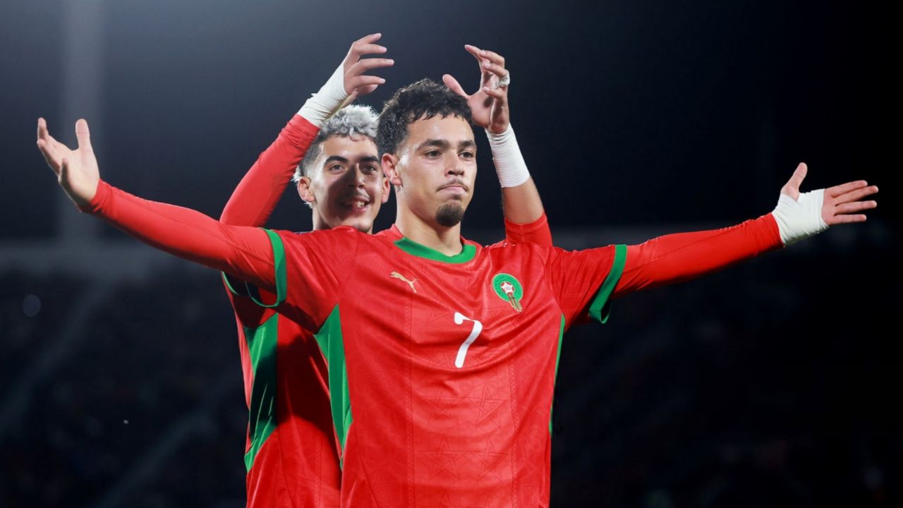 خوشحالی یاسر زبیری پس از گلزنی مقابل آرژانتین 