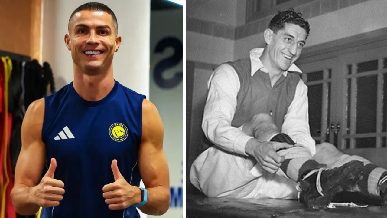 کریستیانو رونالدو، مهاجم پرتغالی النصر - رونی روک، مهاجم سابق آرسنال