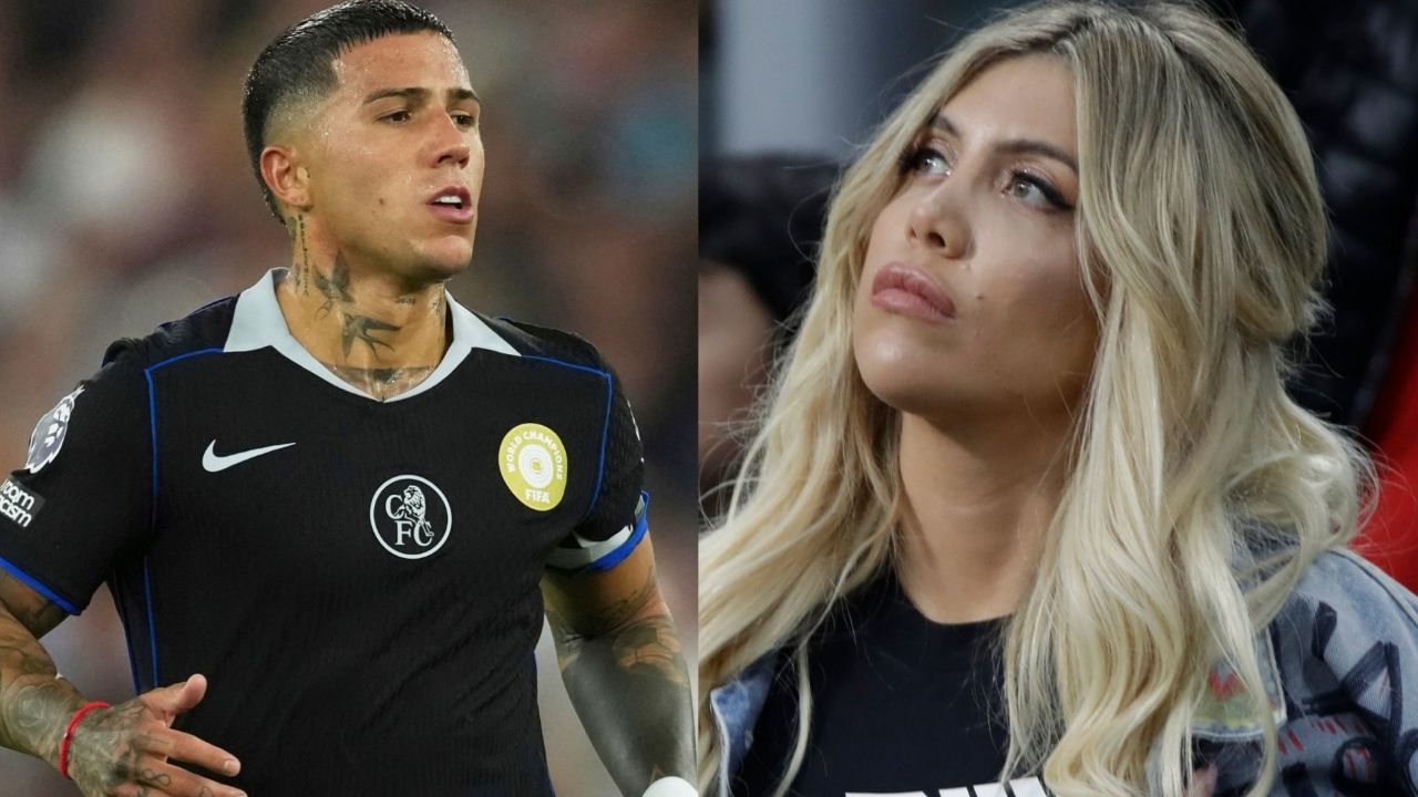 واندا نارا در کنار انزو فرناندز بازیکن چلسی